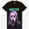 Tees * | Top 10 Scream Ghost Face Dripping Girls T-Shirt Multi