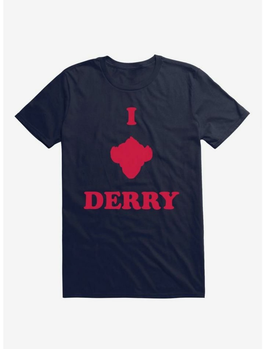 Guys * | Best Deal It Chapter Two I Pennywise Derry Stack Script T-Shirt