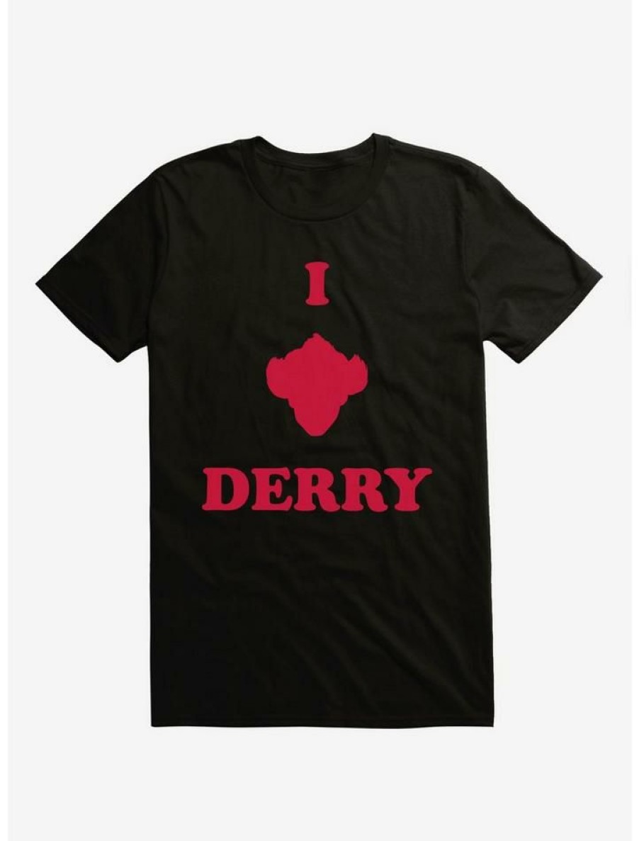 Guys * | Best Deal It Chapter Two I Pennywise Derry Stack Script T-Shirt