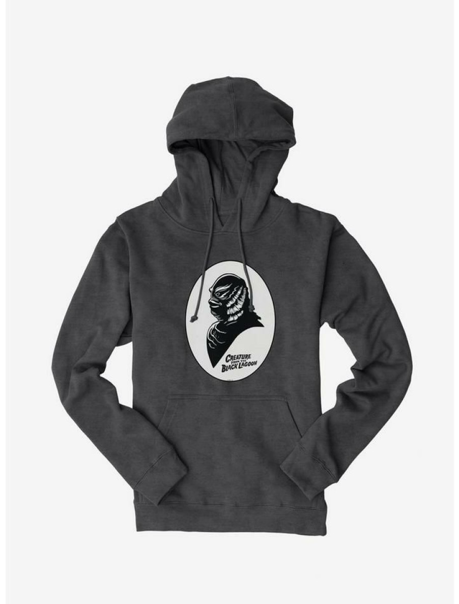 Guys * | New Universal Monsters The Creature From The Lagoon Shadow Profile Hoodie