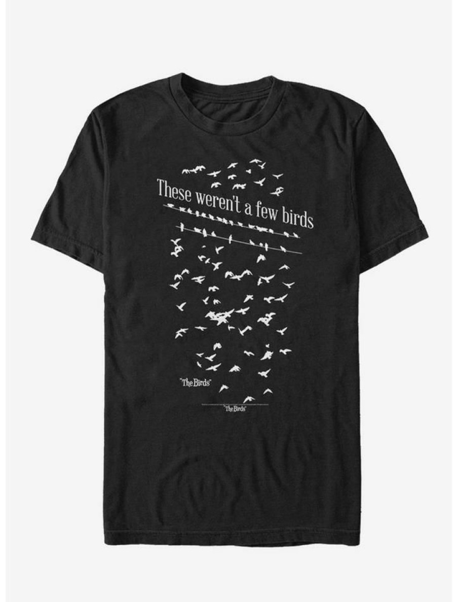 Guys * | Promo The Birds A Few Birds T-Shirt Black