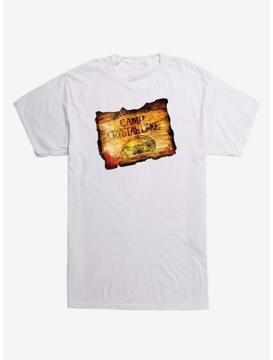 Guys * | Budget Friday The 13Th Crystal Lake T-Shirt White