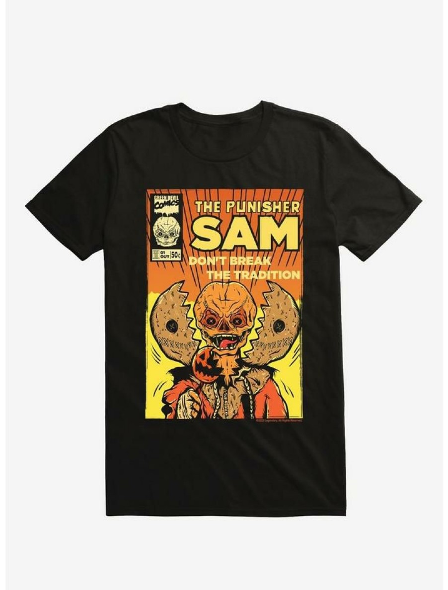 Guys * | Best Deal Trick 'R Treat Sam The Punisher T-Shirt Black