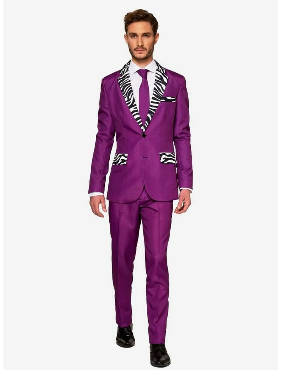 Guys * | Discount Suitmeister Men'S Pimp Halloween Suit Multi