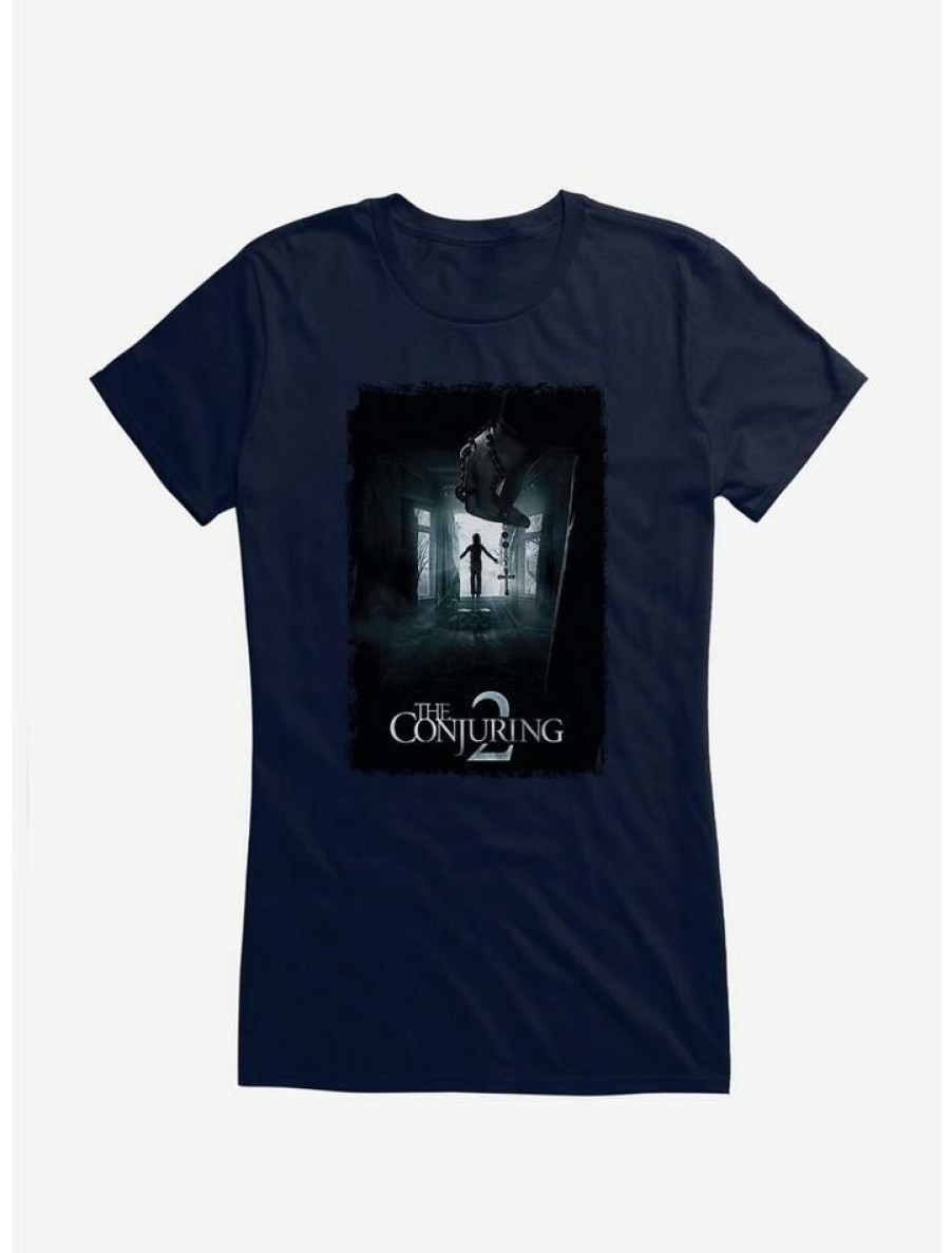 Tees * | Best Reviews Of The Conjuring 2 Movie Poster Girls T-Shirt