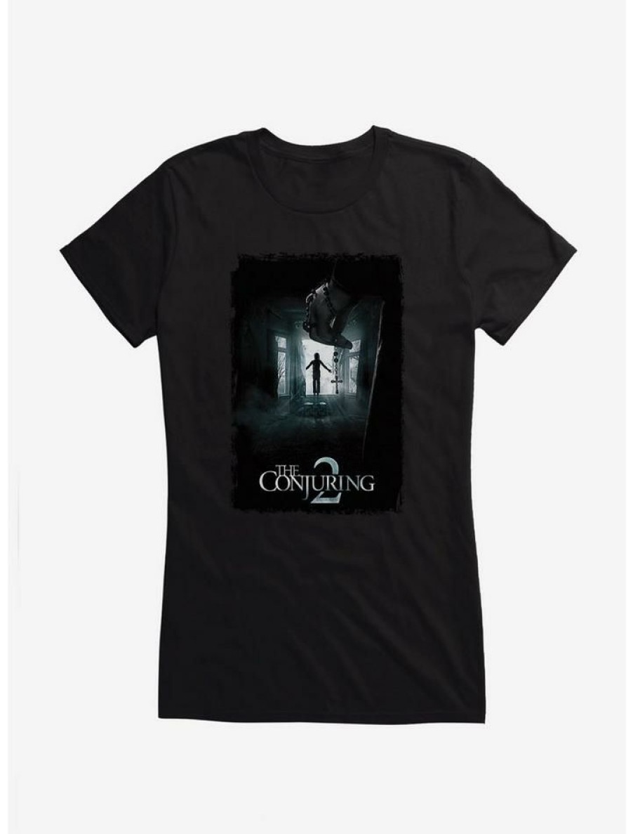 Tees * | Best Reviews Of The Conjuring 2 Movie Poster Girls T-Shirt