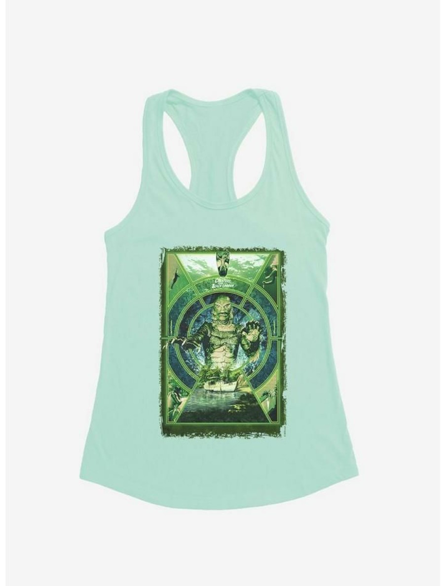 Girls * | Cheap Creature From The Lagoon Original Horror Show Key Hole Girls Tank