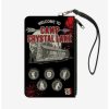 Backpacks & Bags * | Best Pirce Friday The 13Th Welcome To Camp Crystal Lake Jason Cabin Wallet Canvas Zip Clutch