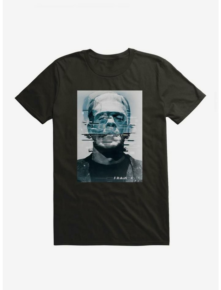 Guys * | Best Deal Universal Monsters Frankenstein Distorted Face T-Shirt