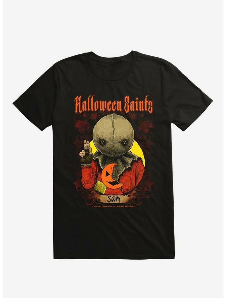 Guys * | New Trick 'R Treat Halloween Saints Sam T-Shirt By Chad Savage Black