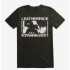 Guys * | Promo Texas Chainsaw Massacre Leatherface Lock T-Shirt Black