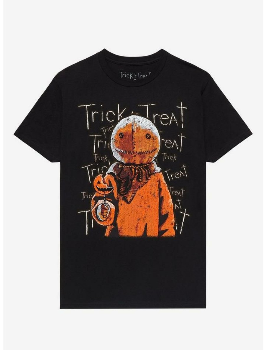 Tees * | Brand New Trick 'R Treat Sam Scrawl T-Shirt Black