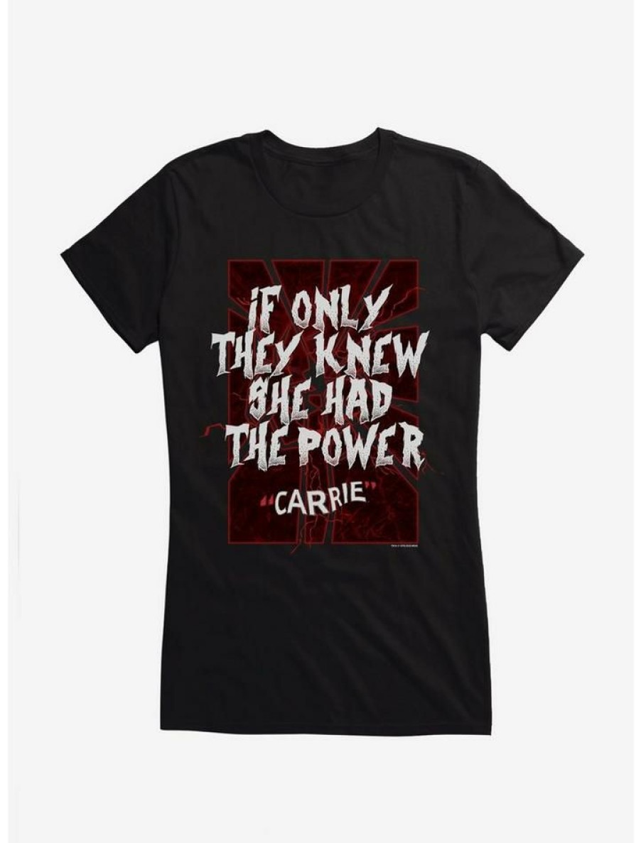 Tees * | Coupon Carrie 1976 The Power Girls T-Shirt Black