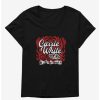 Tees * | Hot Sale Carrie 1976 Prom Crown Girls T-Shirt Plus Size Black