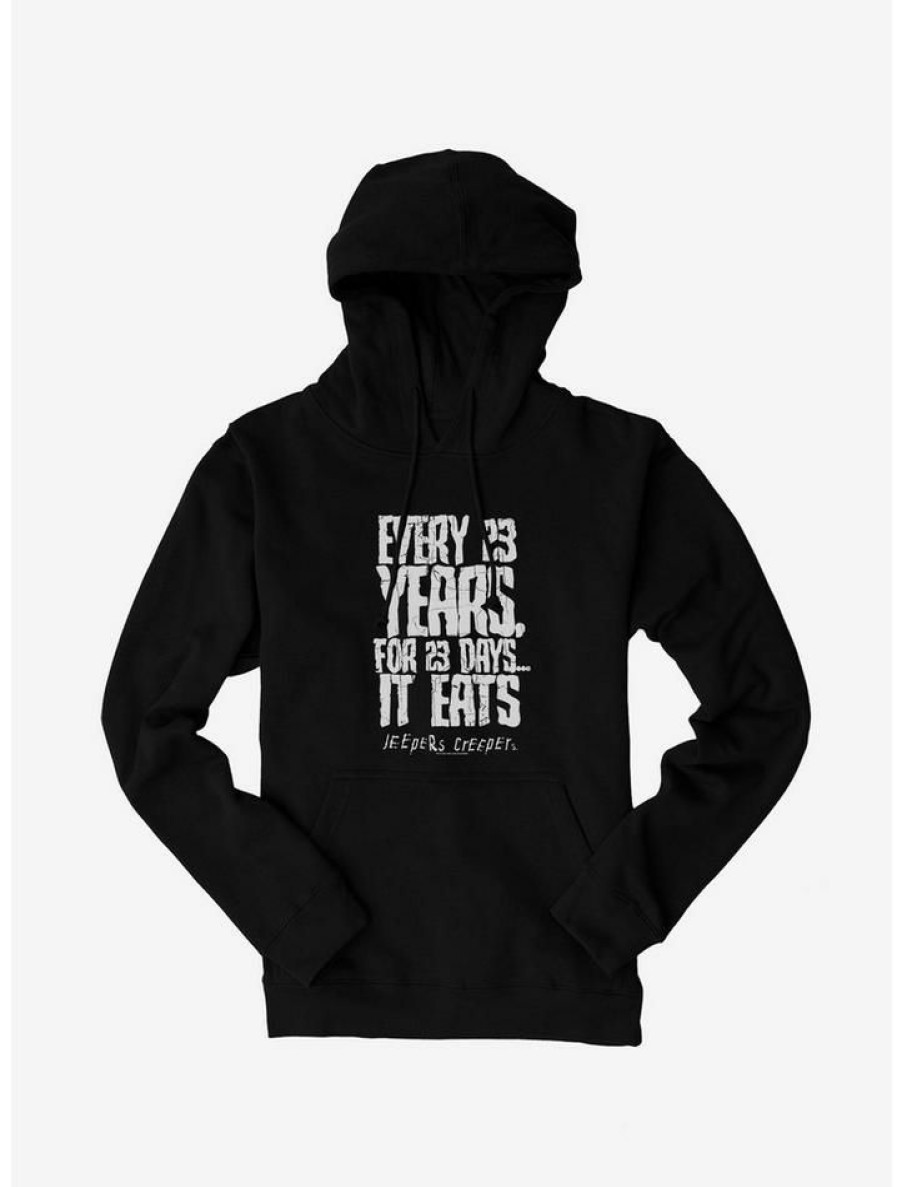 Guys * | Buy Jeepers Creepers 23 Years For 23 Days Hoodie Black