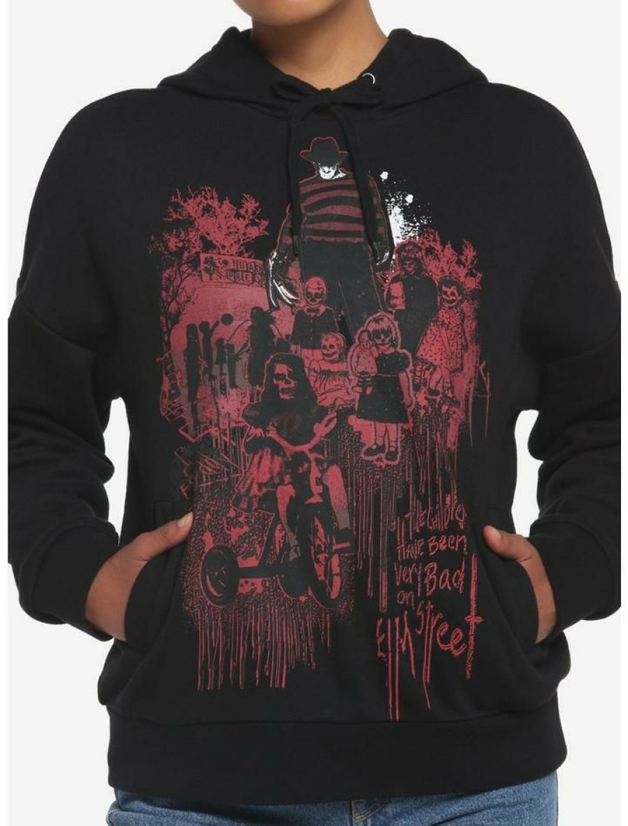 Girls * | Best Pirce A Nightmare On Elm Street The Children Have Been Very Bad Girls Hoodie Multi