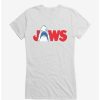 Tees * | Best Deal Jaws Logo Girls T-Shirt