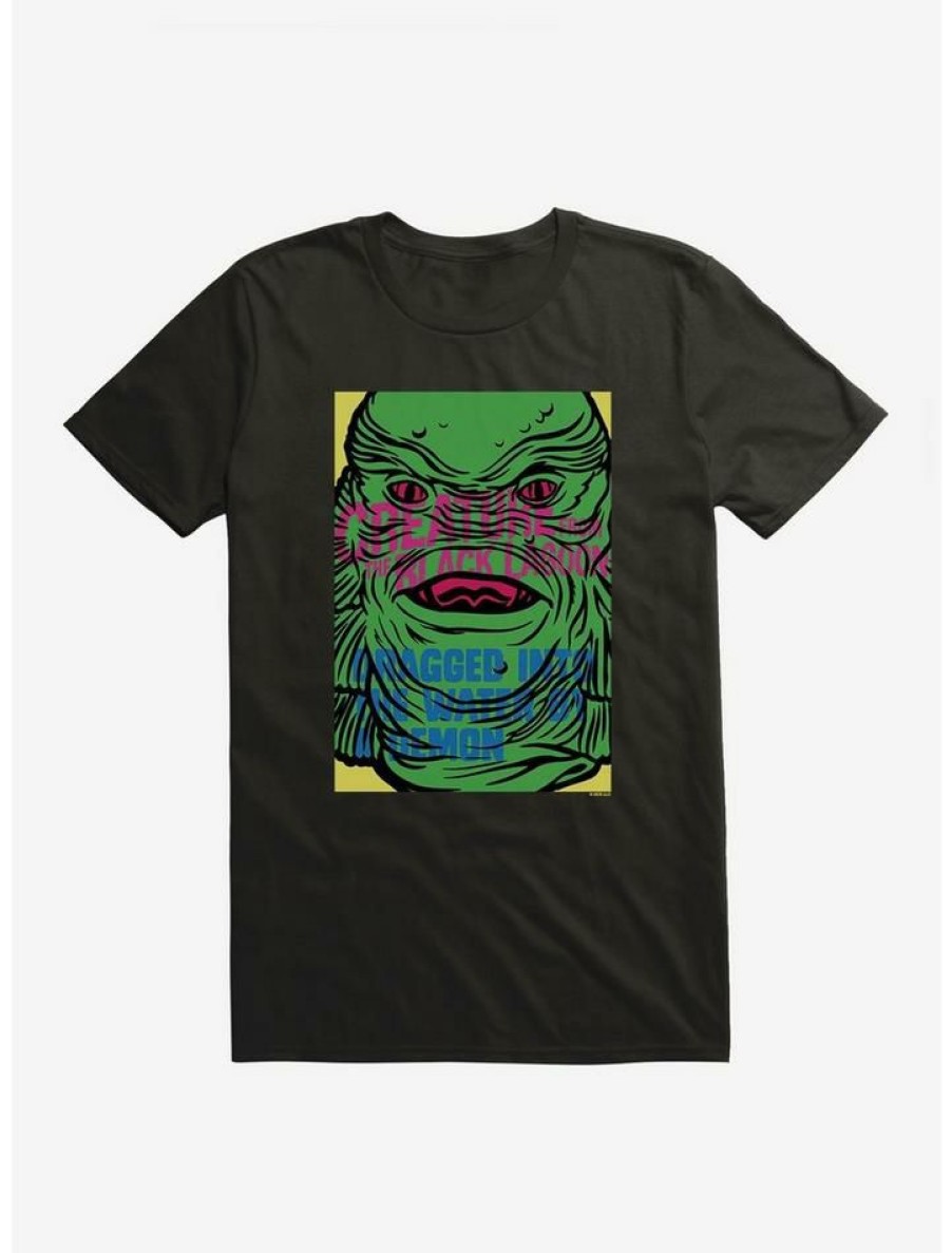 Guys * | Best Reviews Of Creature From The Lagoon Dragged By A Demon T-Shirt