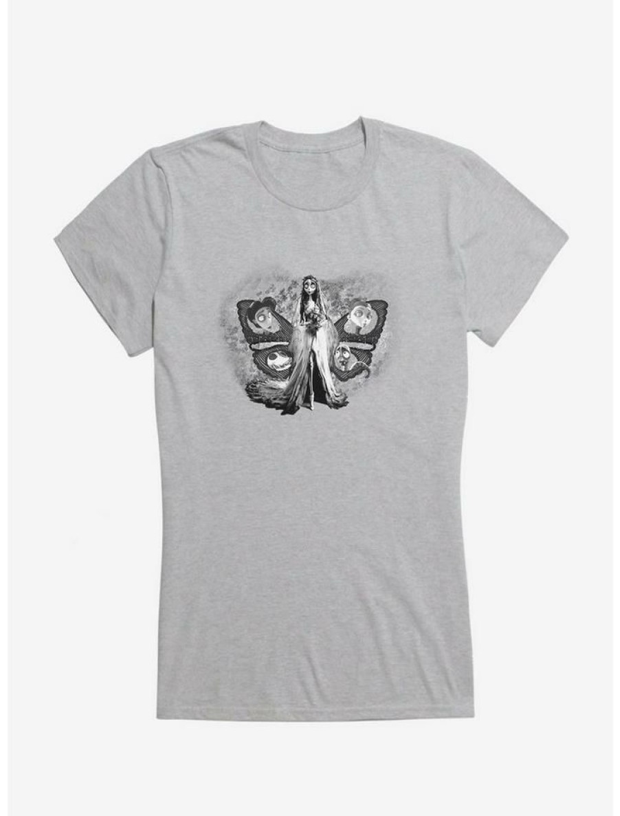 Tees * | Top 10 Corpse Bride Characters Butterfly Girls T-Shirt