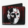 Backpacks & Bags * | Brand New Friday The 13Th Jason Voorhees Mask Bi-Fold Wallet