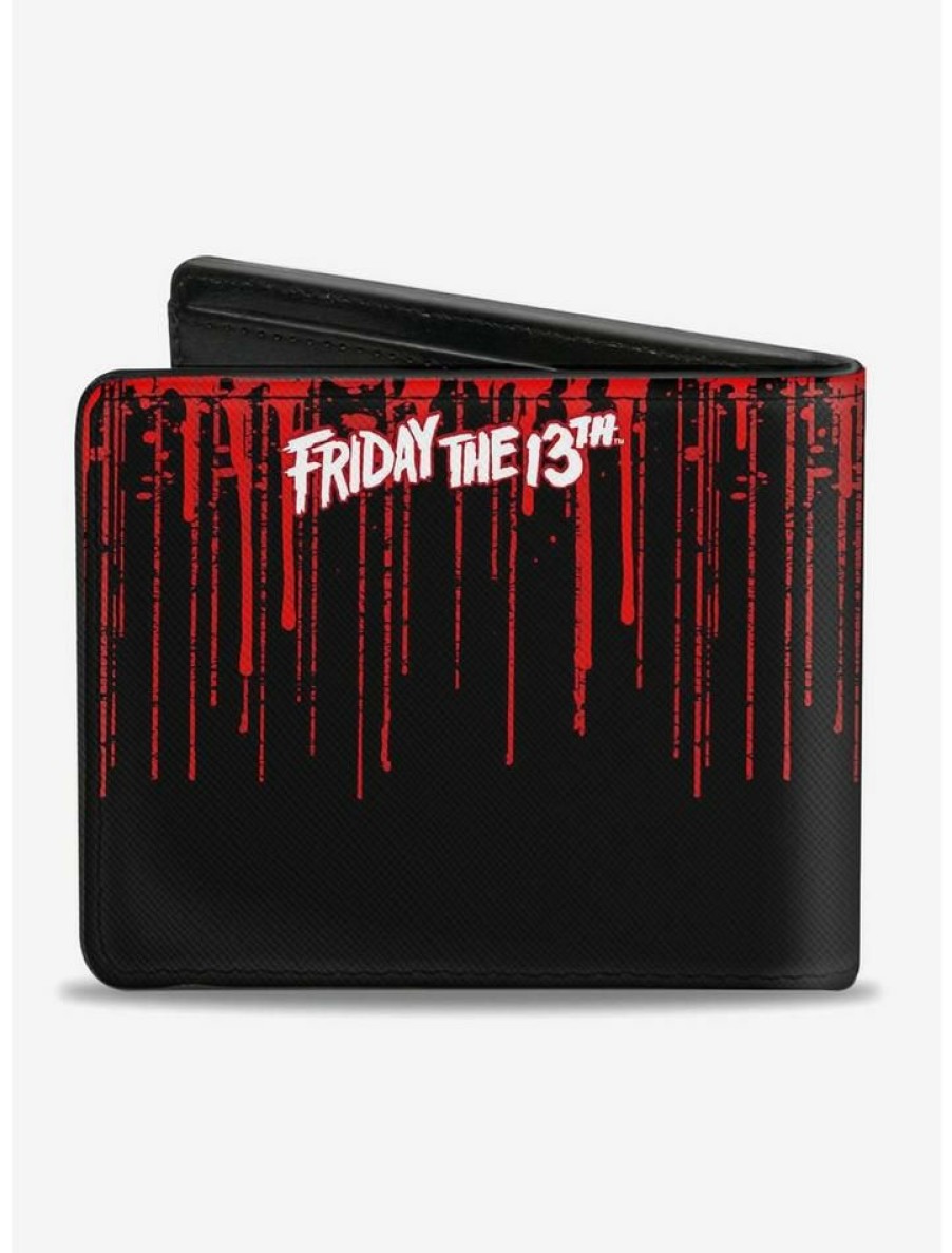 Backpacks & Bags * | Brand New Friday The 13Th Jason Voorhees Mask Bi-Fold Wallet