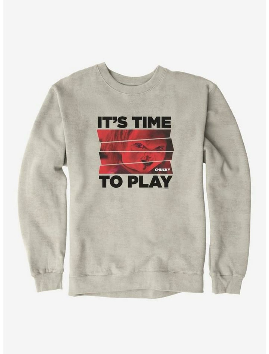 Guys * | Promo Chucky Time To Play Sweatshirt