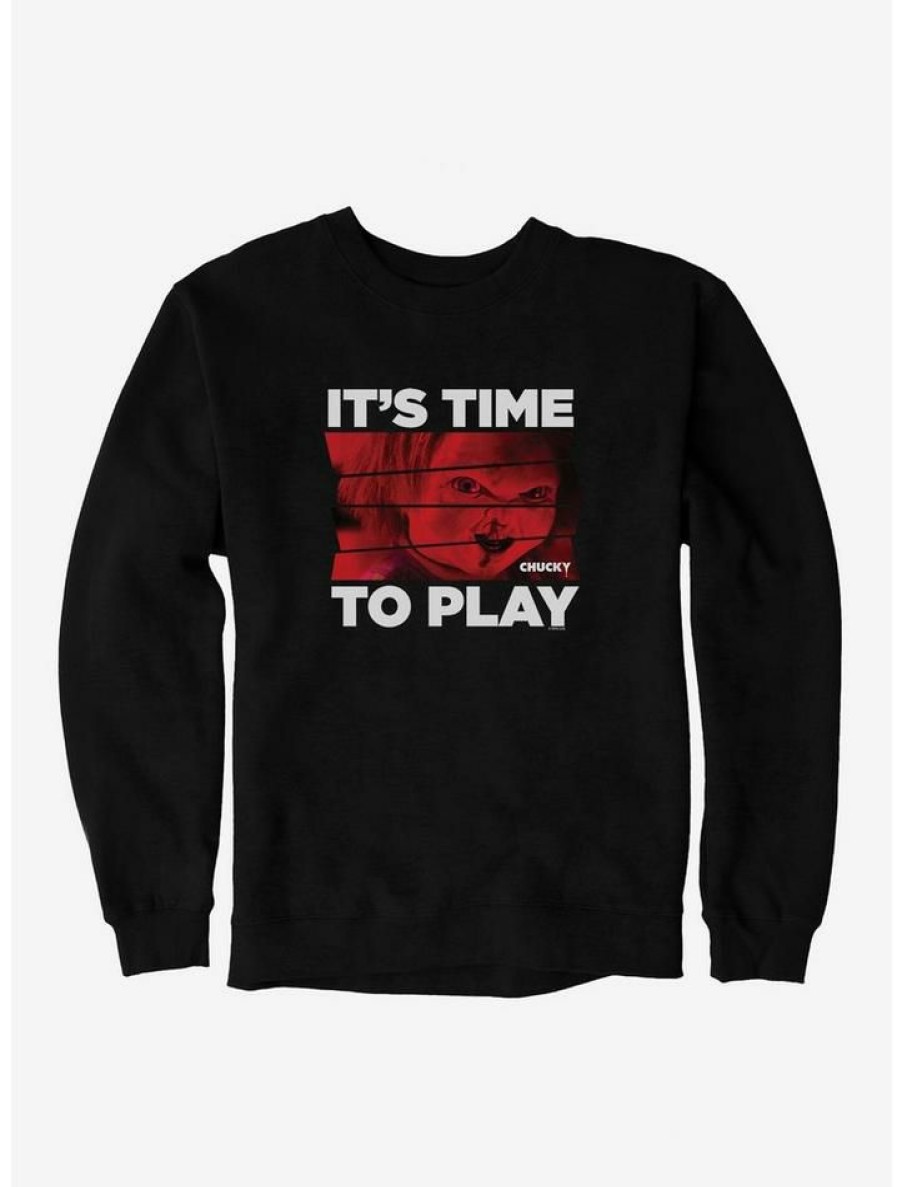 Guys * | Promo Chucky Time To Play Sweatshirt