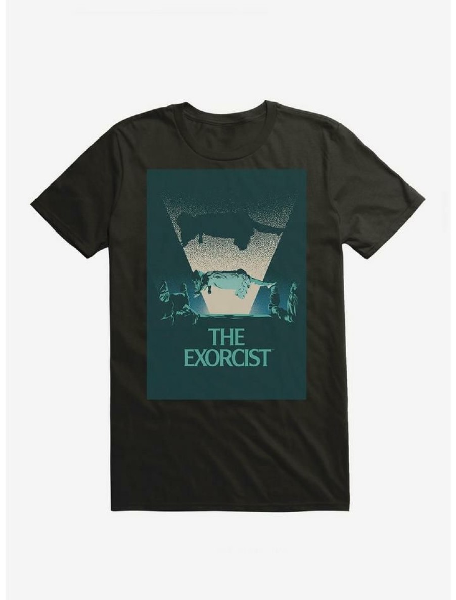 Tees * | Deals The Exorcist Movie Poster T-Shirt Black