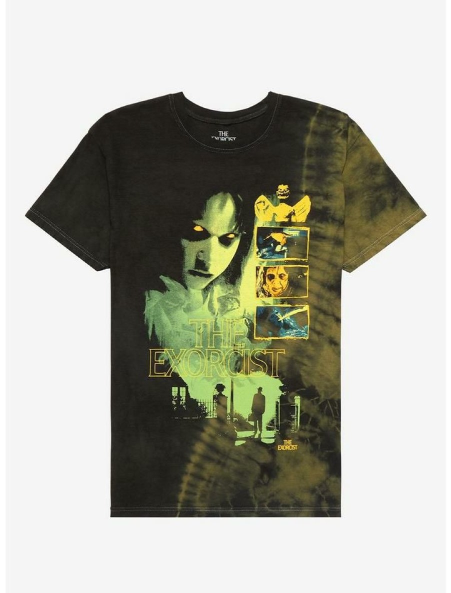 Guys * | Promo The Exorcist Panel Wash T-Shirt Multi