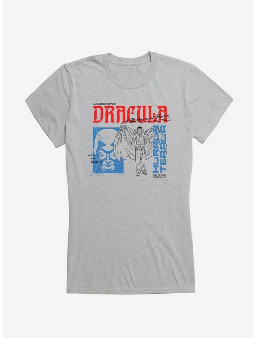 Tees * | Hot Sale Universal Monsters Dracula Blood Girls T-Shirt