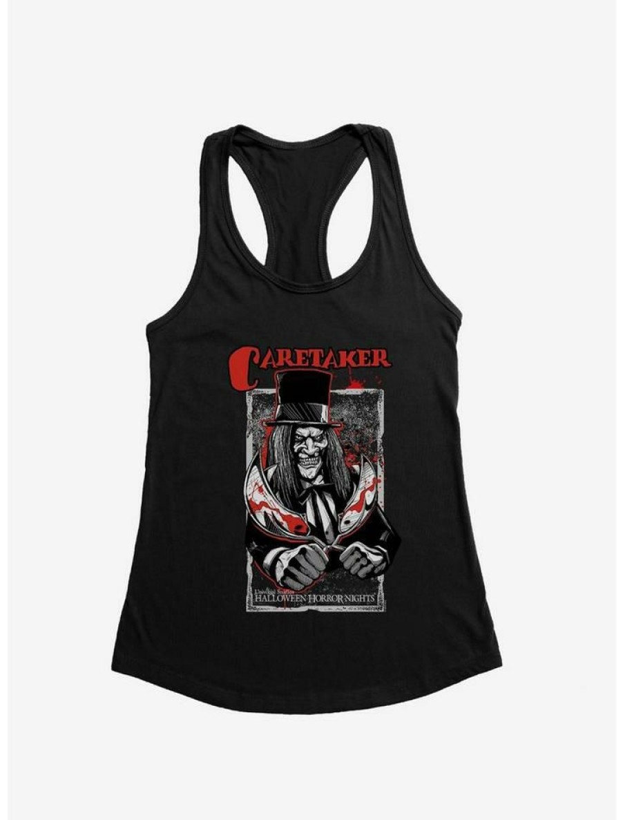 Girls * | Wholesale Halloween Horror Nights Caretaker Girls Tank Black