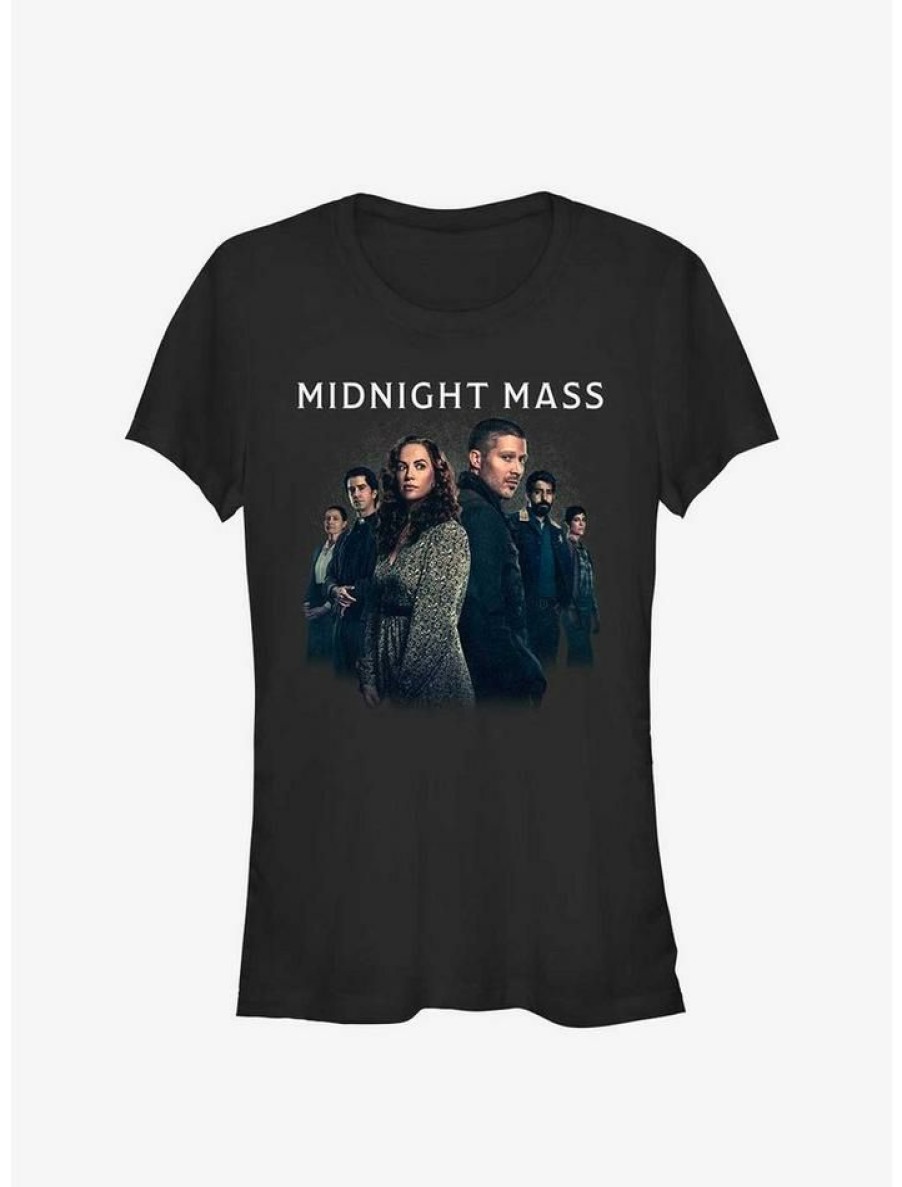 Tees * | Promo Midnight Mass Group Girls T-Shirt Black