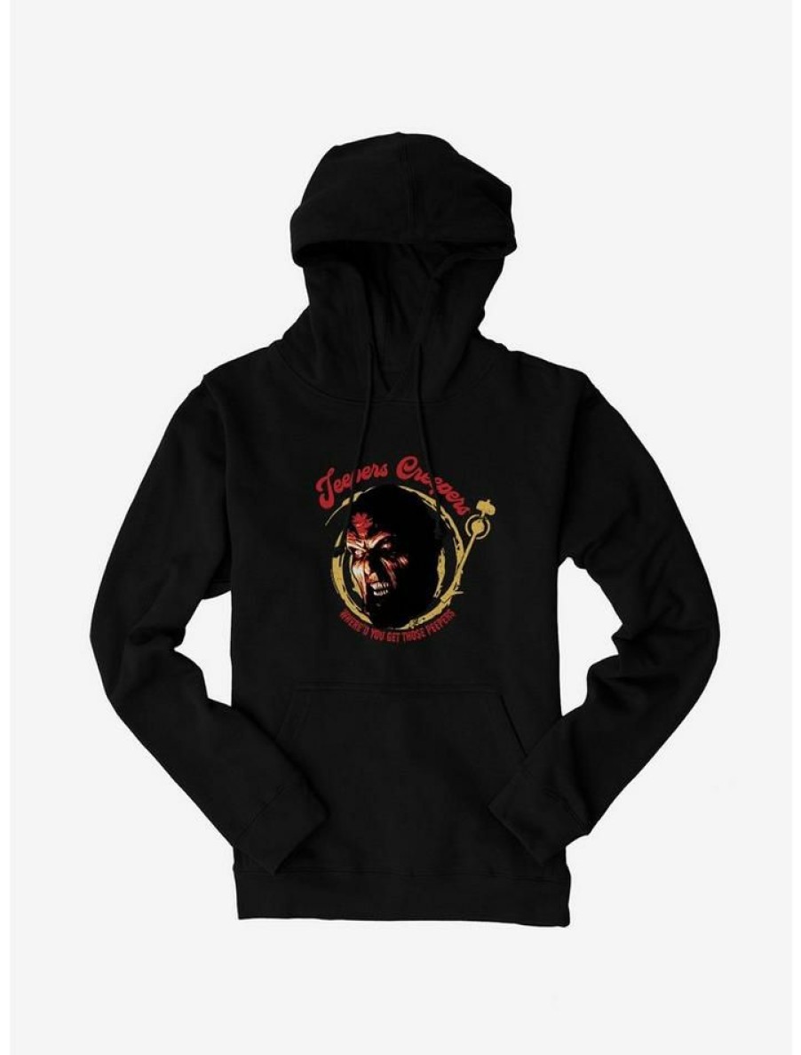 Guys * | Budget Jeepers Creepers Peepers Hoodie Black