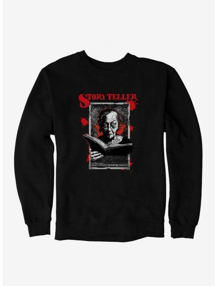 Guys * | Cheapest Halloween Horror Nights Story Teller Sweatshirt Black