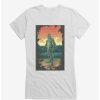 Tees * | Cheapest Creature From The Lagoon Comic Art Sunset Girls T-Shirt