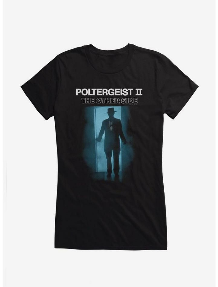 Tees * | Outlet Poltergeist Ii Reverend Henry Kane Girls T-Shirt Black