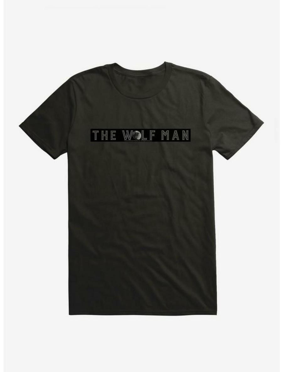 Guys * | Wholesale Universal Monsters The Wolf Man Moon Logo T-Shirt