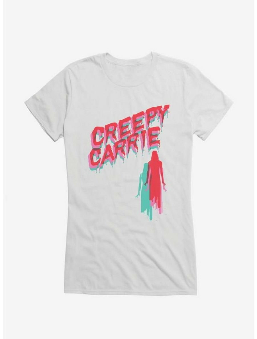 Tees * | Best Deal Carrie 1976 Creepy Carrie Girls T-Shirt