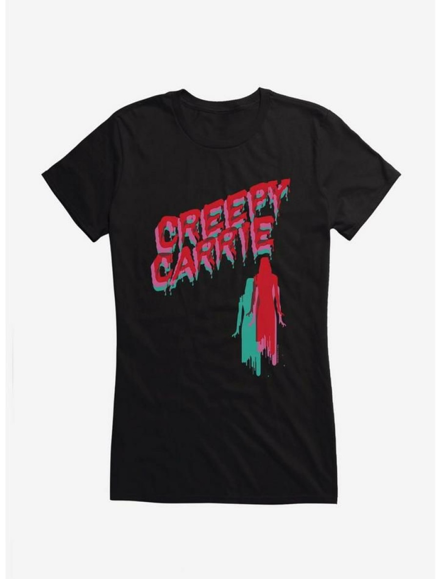 Tees * | Best Deal Carrie 1976 Creepy Carrie Girls T-Shirt