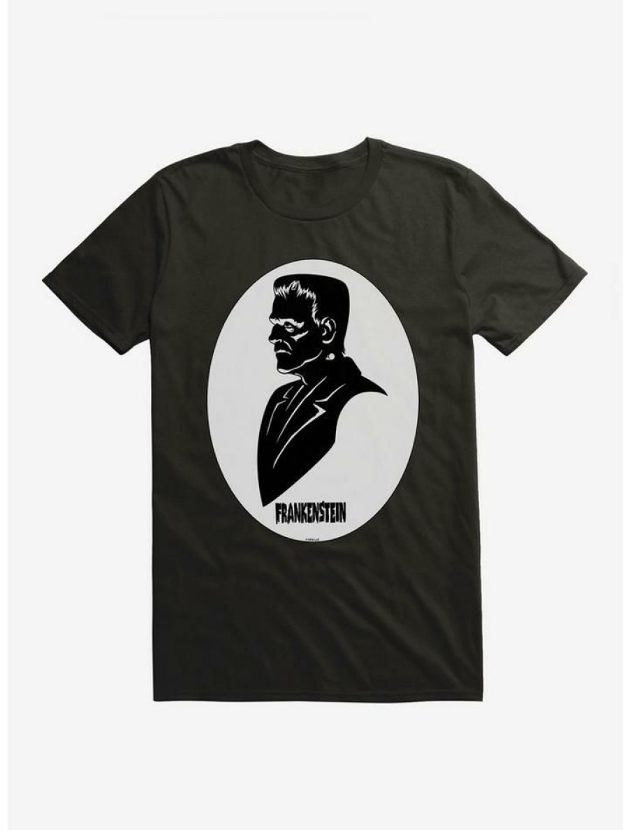 Guys * | Outlet Universal Monsters Frankenstein Monster Profile Portrait T-Shirt