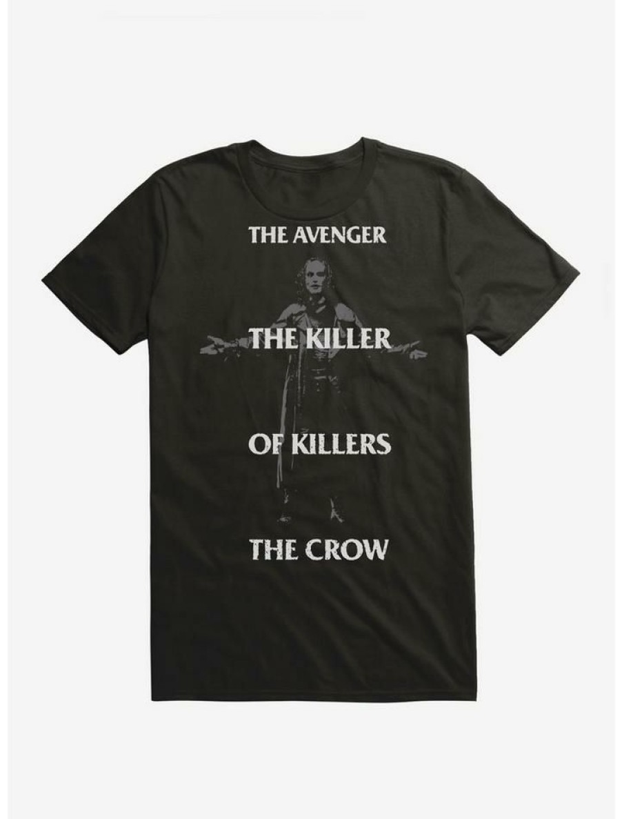 Guys * | Budget The Crow The Avenger T-Shirt Black