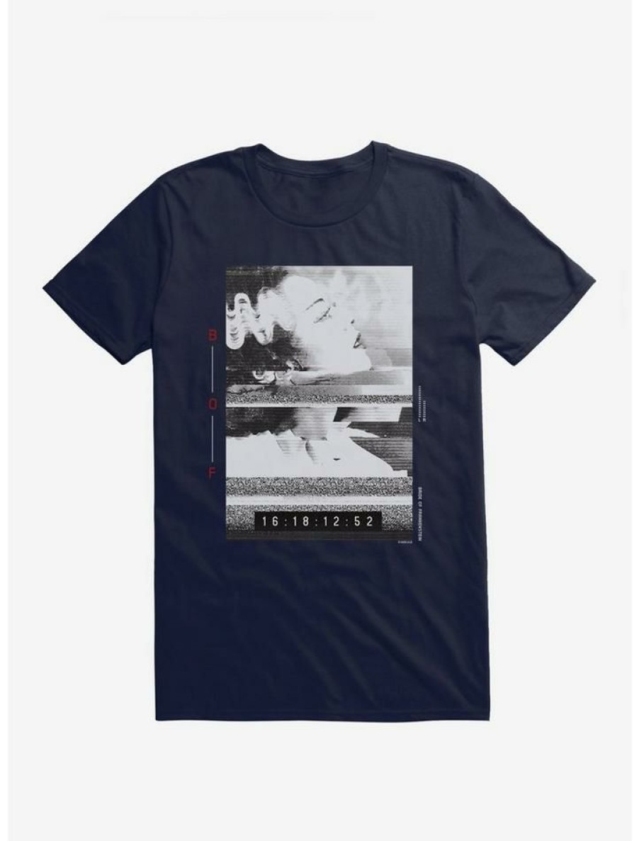 Guys * | Flash Sale Universal Monsters Bride Of Frankenstein Screen Glitch T-Shirt