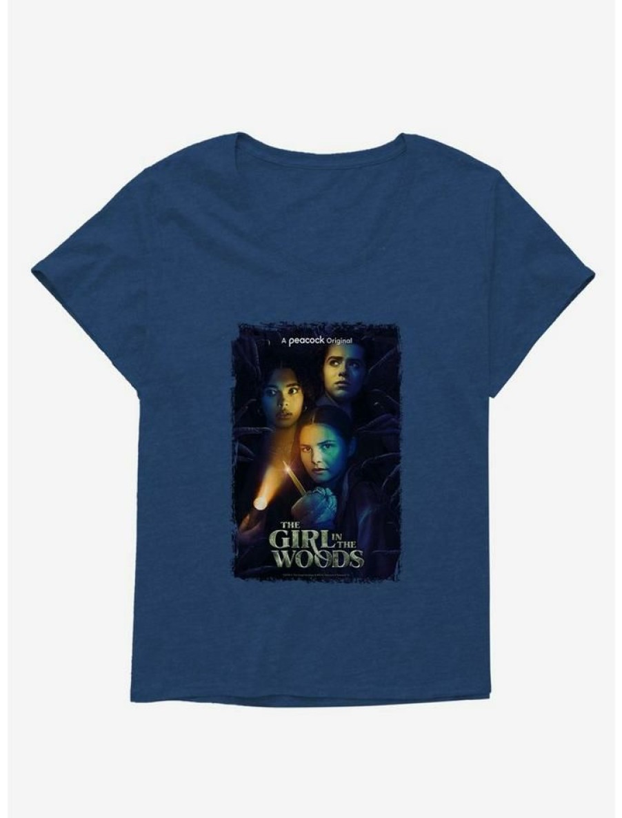 Tees * | Outlet Peacock Tv Girl In The Woods Series Poster Girls T-Shirt Plus Size