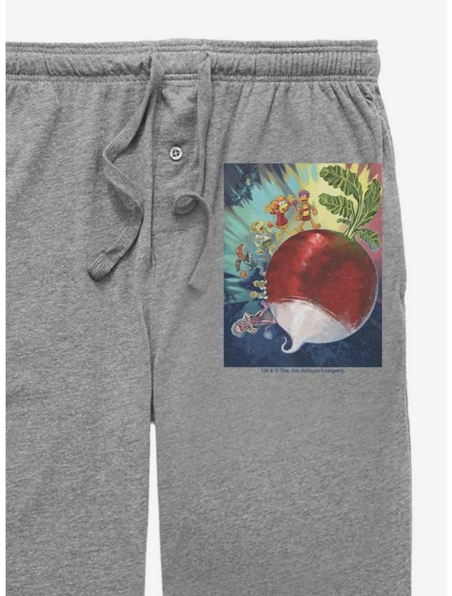 Guys * | Cheapest Jim Henson'S Fraggle Rock All The Beets Pajama Pants Graphite Heather