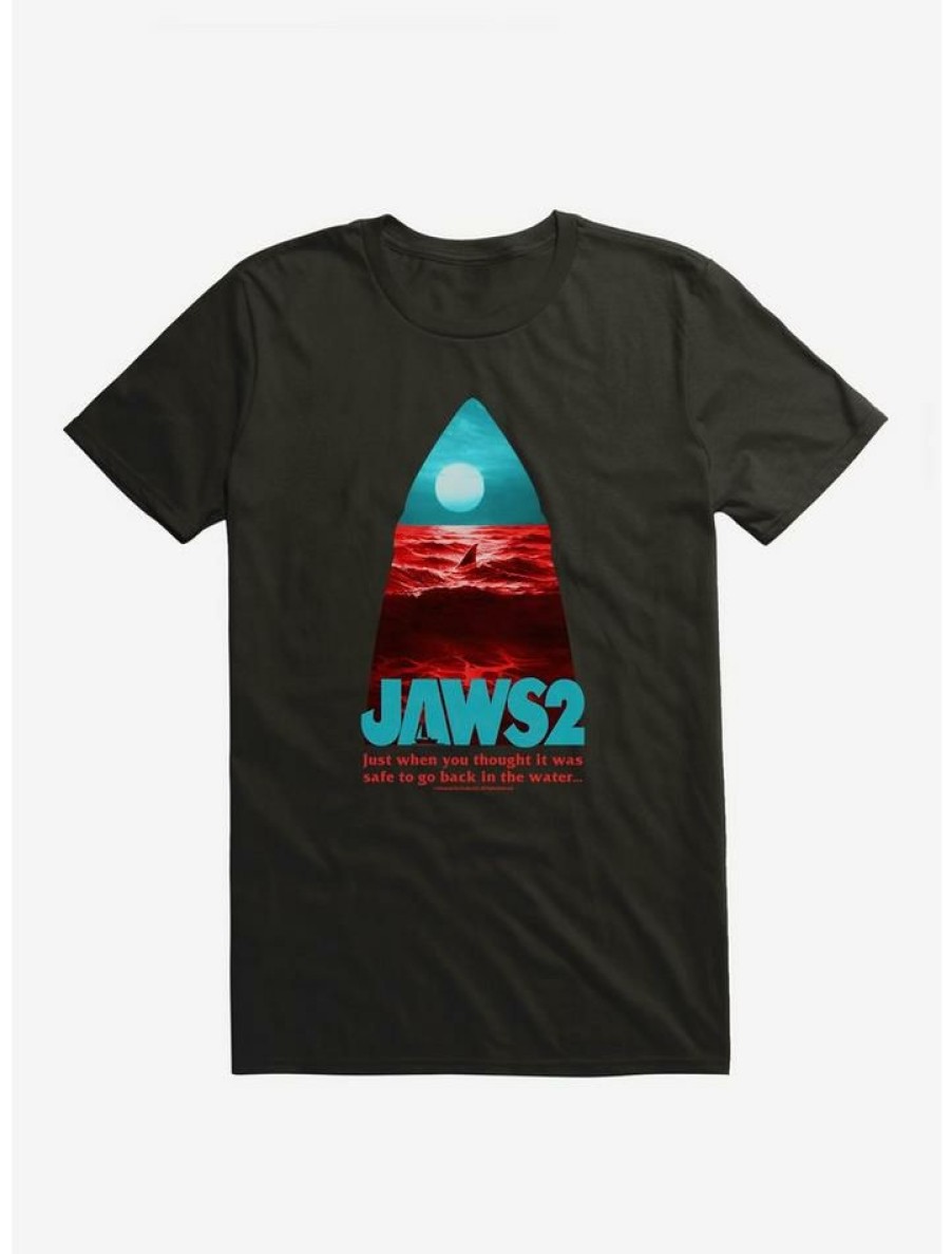 Guys * | Best Deal Jaws 2 Silhouette Image T-Shirt