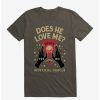 Guys * | Cheapest Ouija Game Does He Love Me T-Shirt