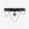 Accessories * | Cheap Universal Monsters Dracula Heart Hardware Choker