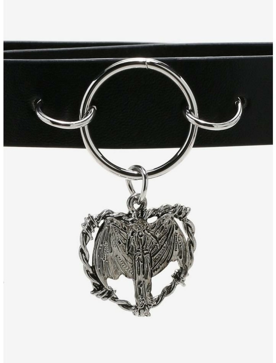 Accessories * | Cheap Universal Monsters Dracula Heart Hardware Choker