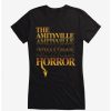 Tees * | Brand New The Amityville Horror Logo Girls T-Shirt Black