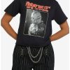 Tees * | Cheap Friday The 13Th Part Vii: The New Blood Girls Crop T-Shirt Multi